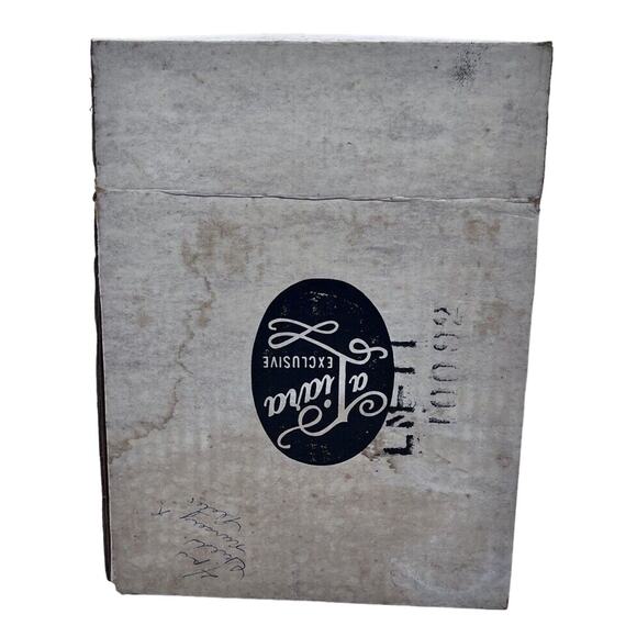 Tiara Indiana Glass Amber Nursery Rhyme Plates Set of 4 Mint Condition Vintage - Picture 10 of 11